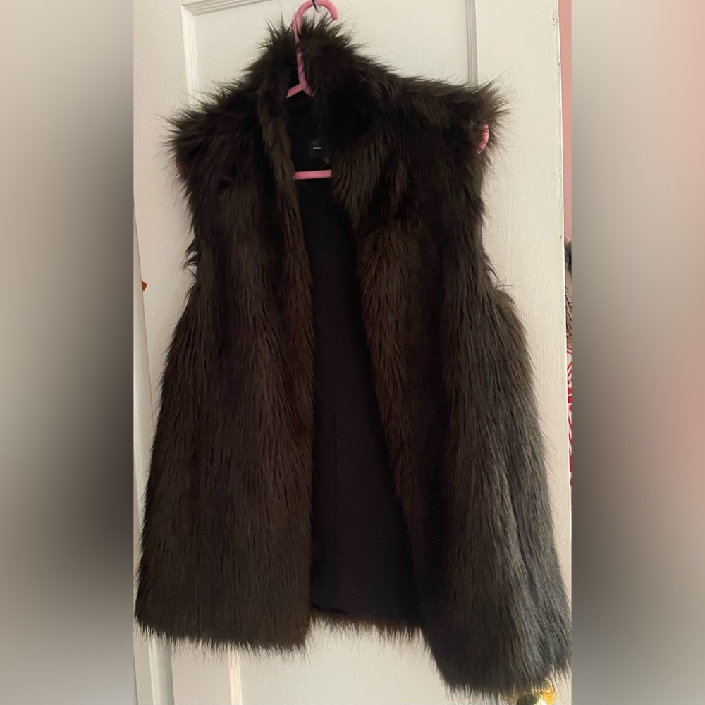 Club Monaco fur vest